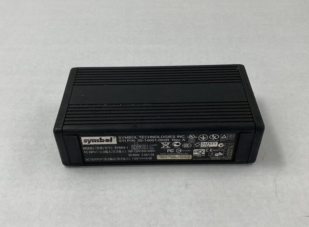 Symbol SYM04-1 50-14001-004R AC/DC Power Supply Adapter 12V 9A 108W
