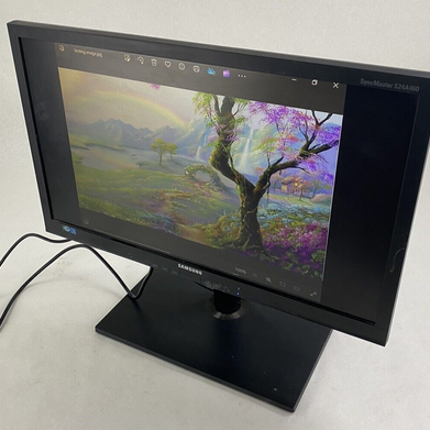 Samsung SyncMaster S24A460 24" FHD LCD Widescreen Monitor No Power Cord Tested