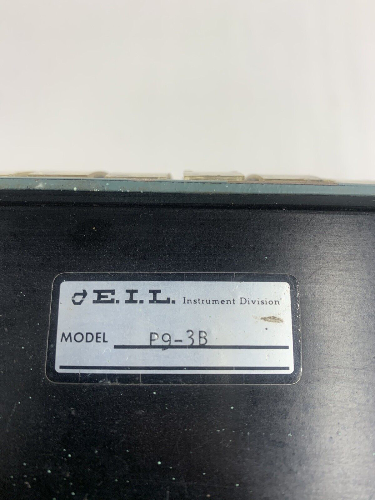 EIL Instrument Division P9-3B Channel Analog Meter