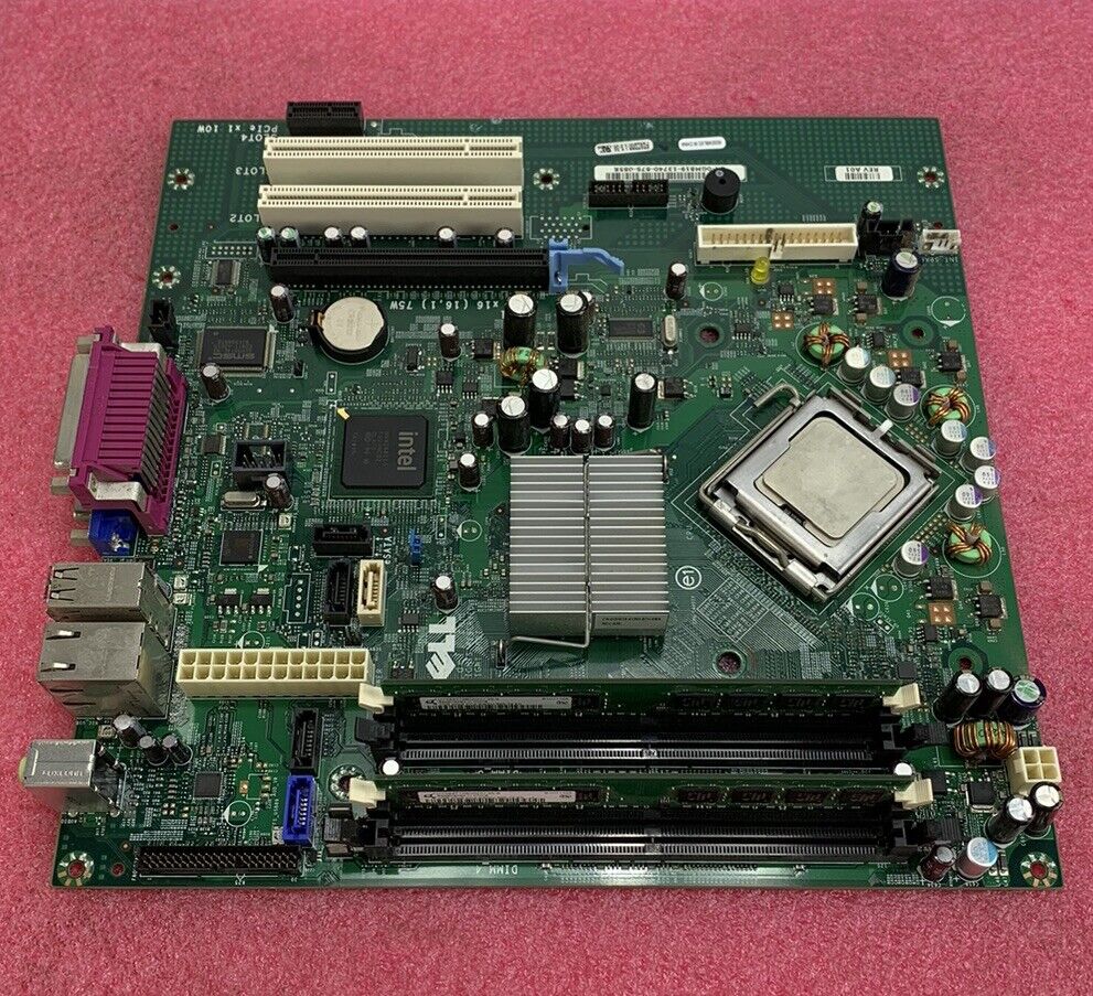 Dell OGM819 Motherboard Intel Core 2 Duo E8300 2.83GHz 2GB RAM w/ Shield