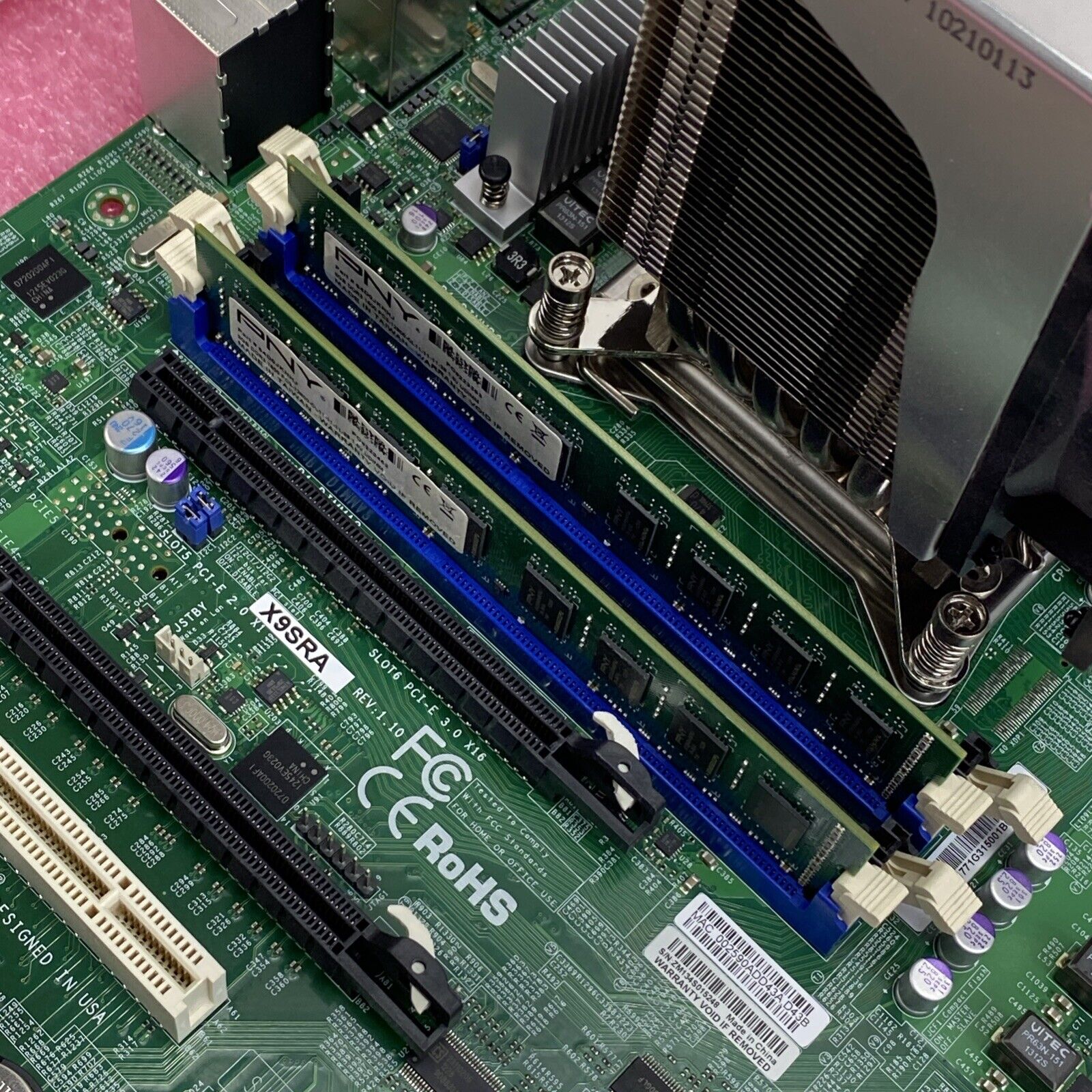 SuperMicro X95RA Motherboard Intel Core i7-3970X 3.50GHz 32GB RAM w/ Shield