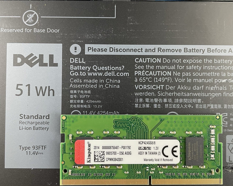 Dell Latitude 5580 15.6" i5-6300U 2.40 GHz 8 GB RAM No SSD/OS/AC