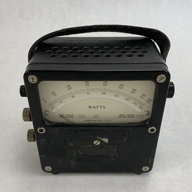 Weston Electric 433 17892 Watts Meter