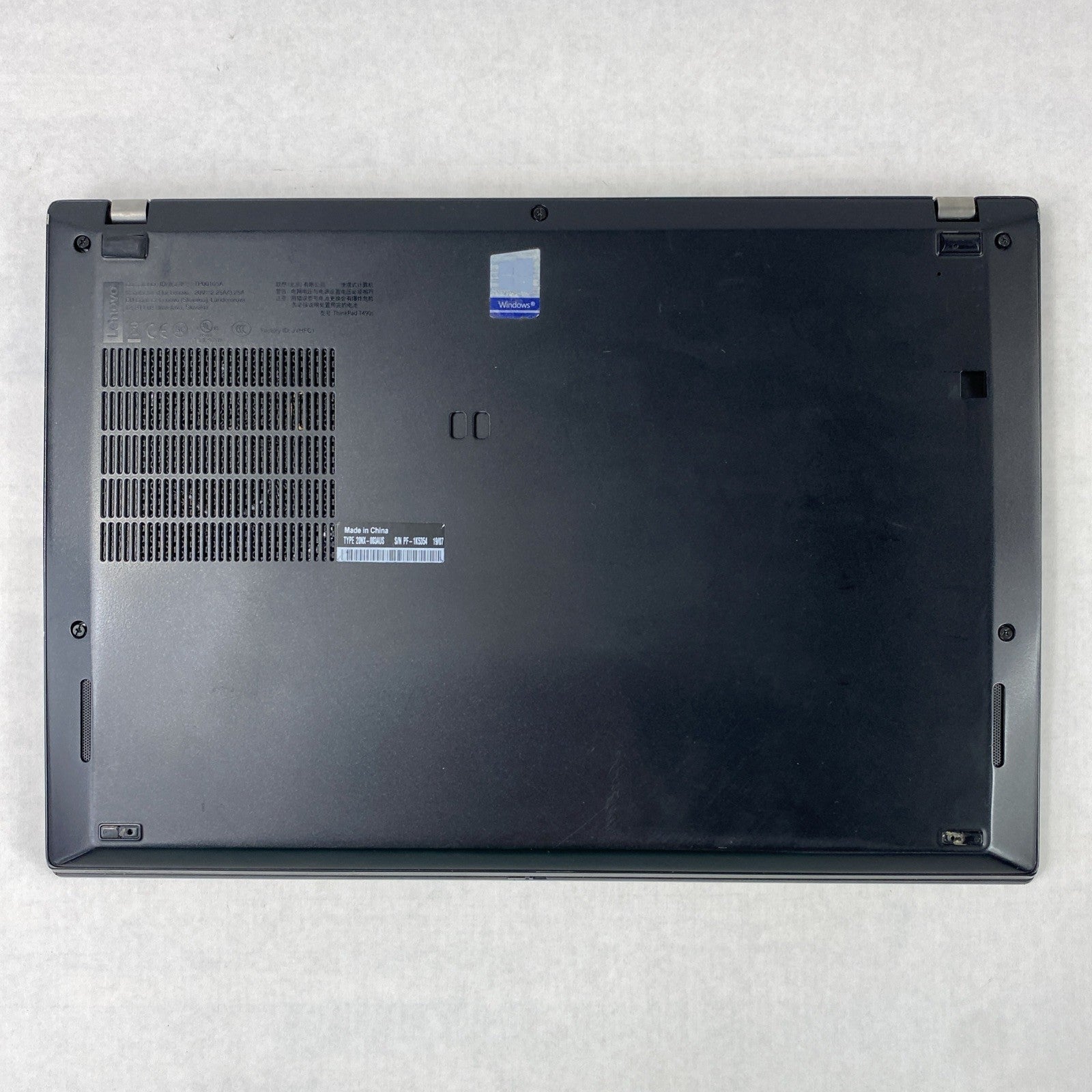 Lenovo ThinkPad T490s Intel Core i5-8365U 1.60GHz 8GB RAM 14.0" No HDD No OS