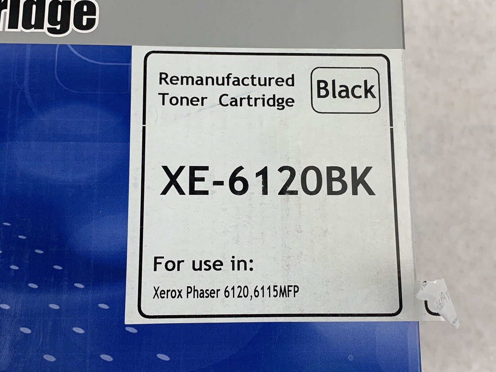 Premium COLOR XE-6120BK Toner Cartridge for Xerox Phaser 6120 6115 MFP