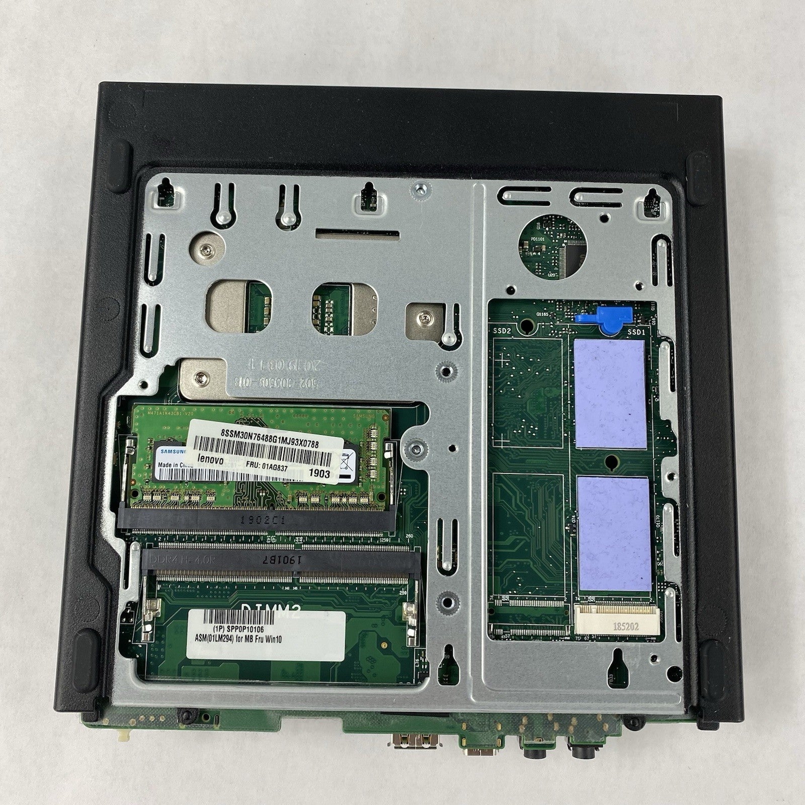 Lenovo ThinkCentre M720Q Micro i5-8500T 2.10 GHz 8 GB RAM DVD-RW No HDD/OS/AC12