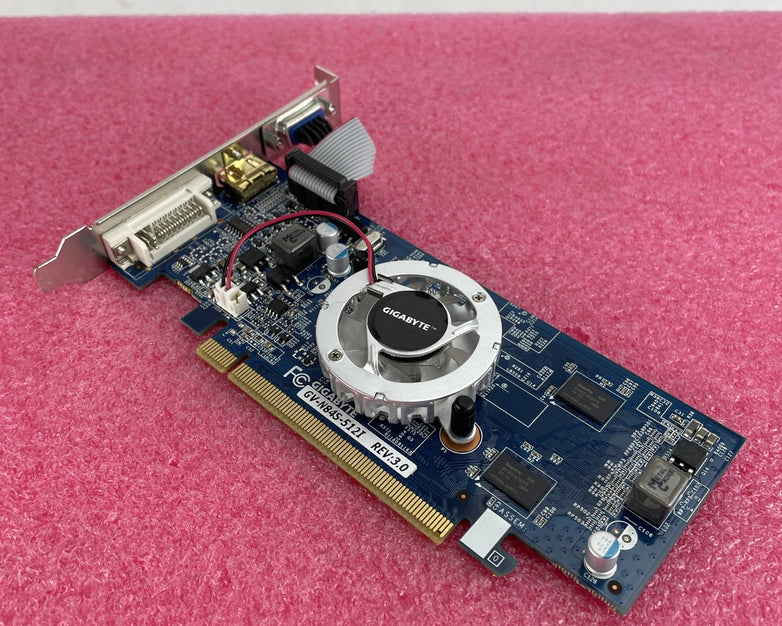 GIGABYTE GV-N84S-512I NVIDIA GeForce 8400GS 512MB GDDR2 PCIe Graphics Card