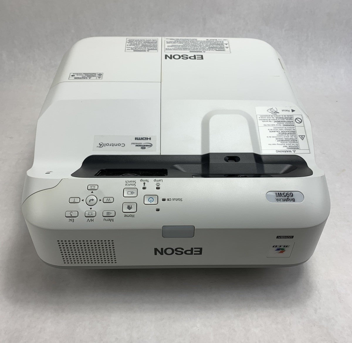 Epson PowerLite 695Wi H740A LCD Lamp Projector 828 Lamp Hours - No Remote3