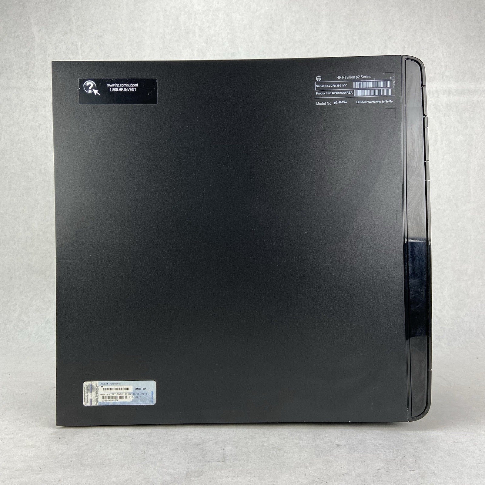 HP Pavilion P2-1033 MT AMD E-300 1.3GHz 3GB RAM No HDD No OS3