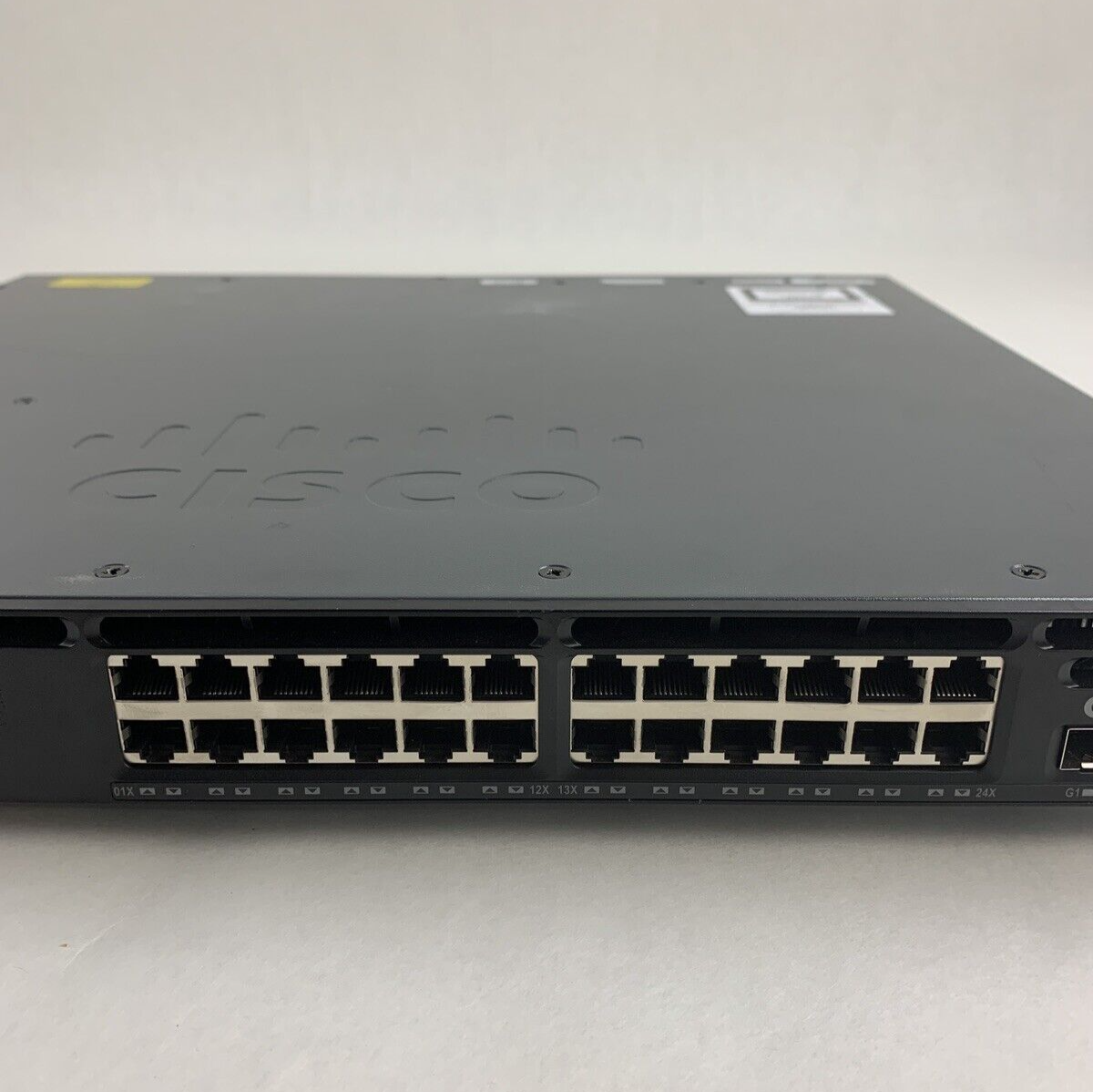 Cisco WS-C3650-24PS-S 24-Port Gigabit PoE Switch Managed Tested Bad Fan