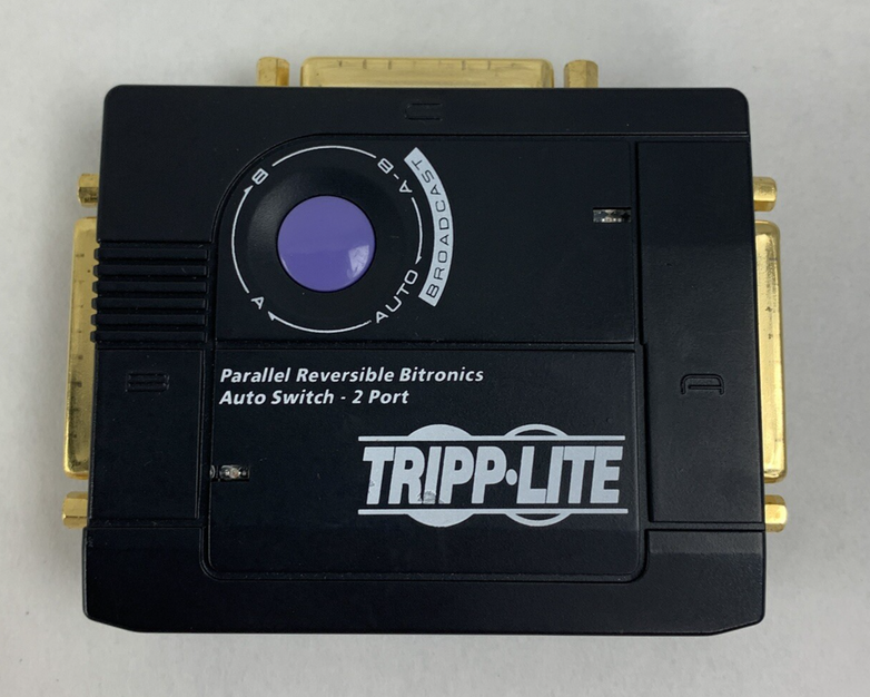 Tripp Lite Parallel Reversible Bitronics Auto Switch No Power Supply Untested