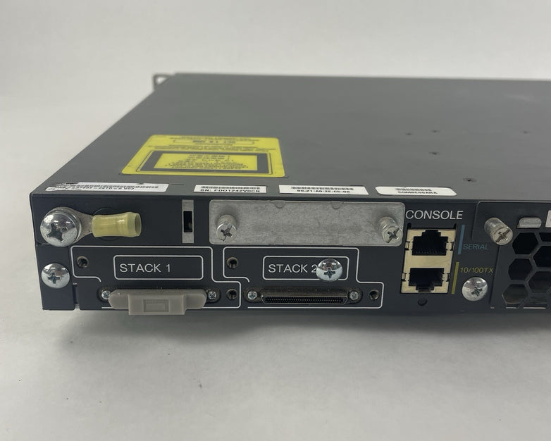 Cisco Catalyst WS-C3750E-24TD-S V02 24-Port Network Ethernet Switch - Tested