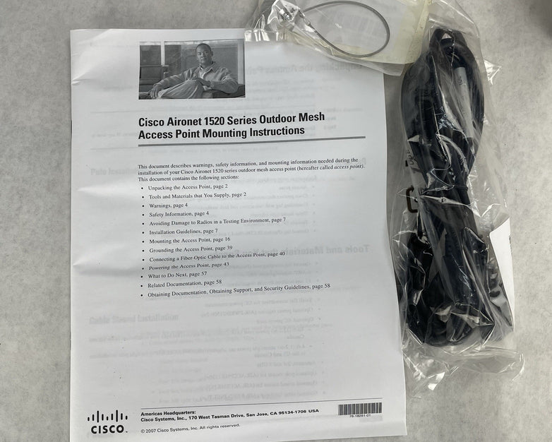 Cisco AIR-PWRINJ1500-2 Power Injector for Aironet Wireless Access Points