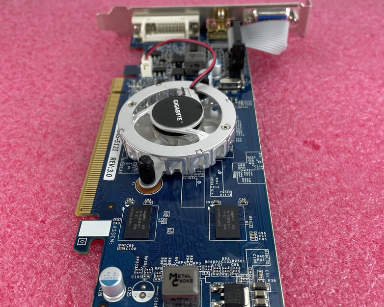 GIGABYTE GV-N84S-512I NVIDIA GeForce 8400GS 512MB GDDR2 PCIe Graphics Card