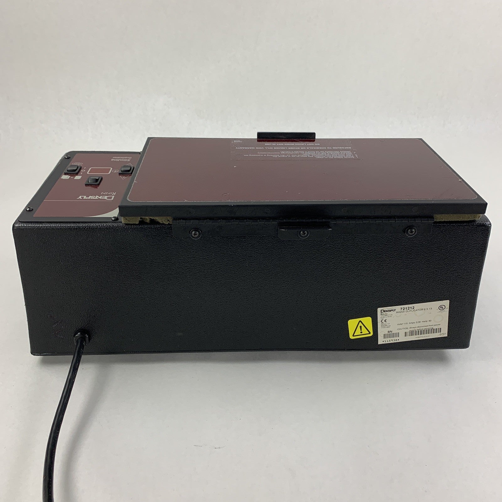 Dentsply 72-1212 RNN X-RAY Film Duplicator Powers On