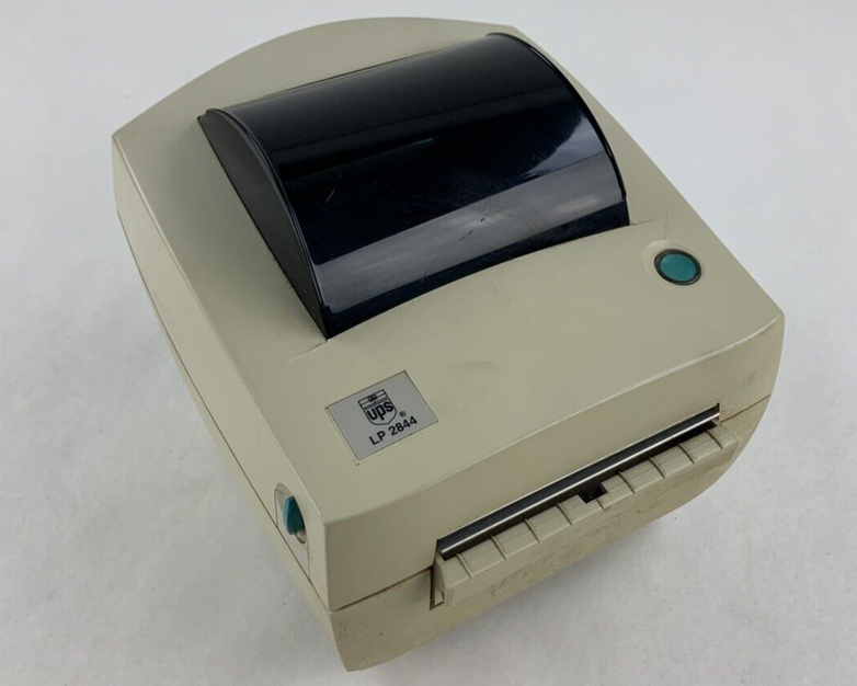 Zebra Eltron  LP 2844 CTP Label Thermal Printer UPS  Tested Bad Serial Port