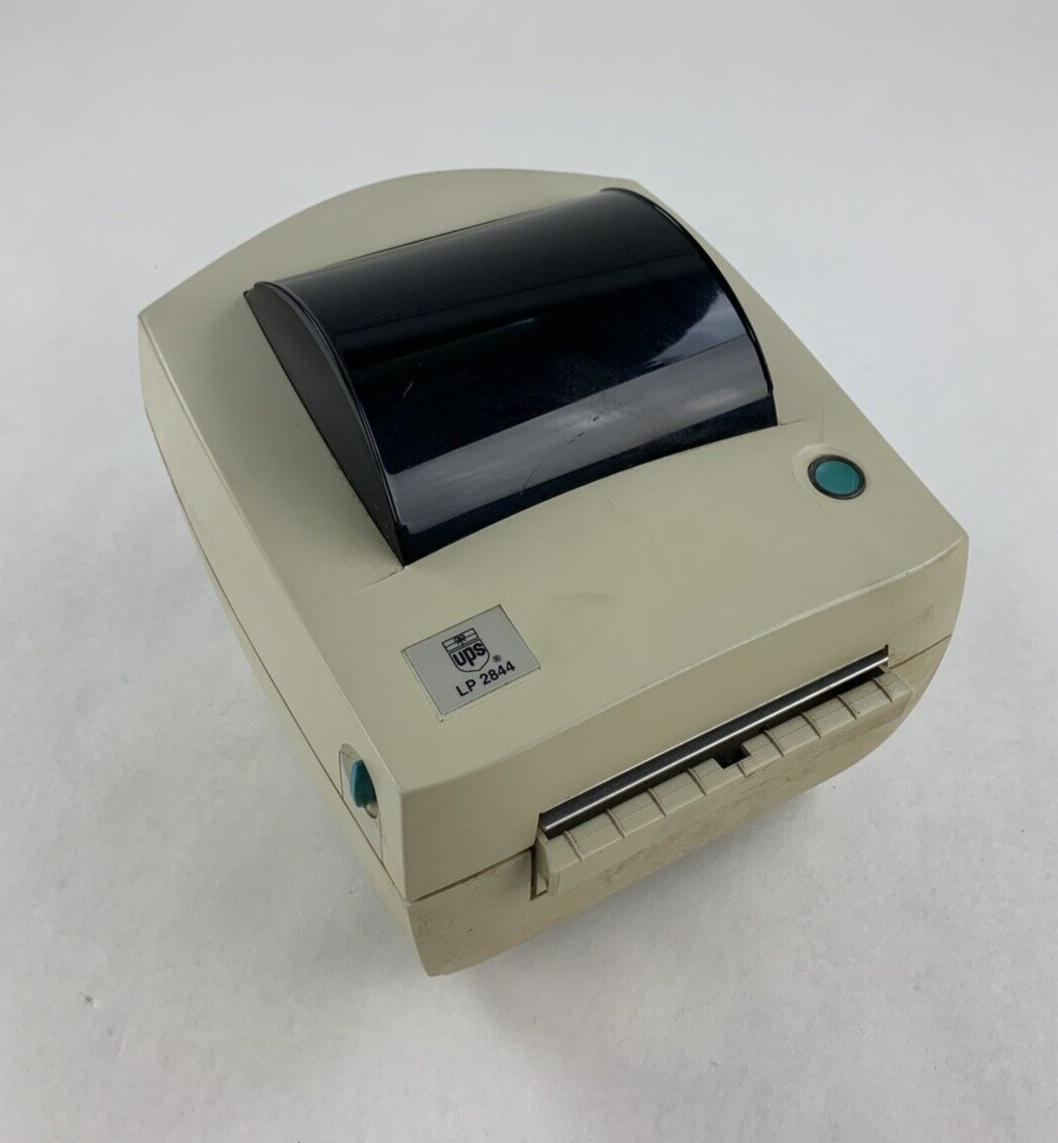 Zebra Eltron  LP 2844 CTP Label Thermal Printer UPS  Tested Bad Serial Port