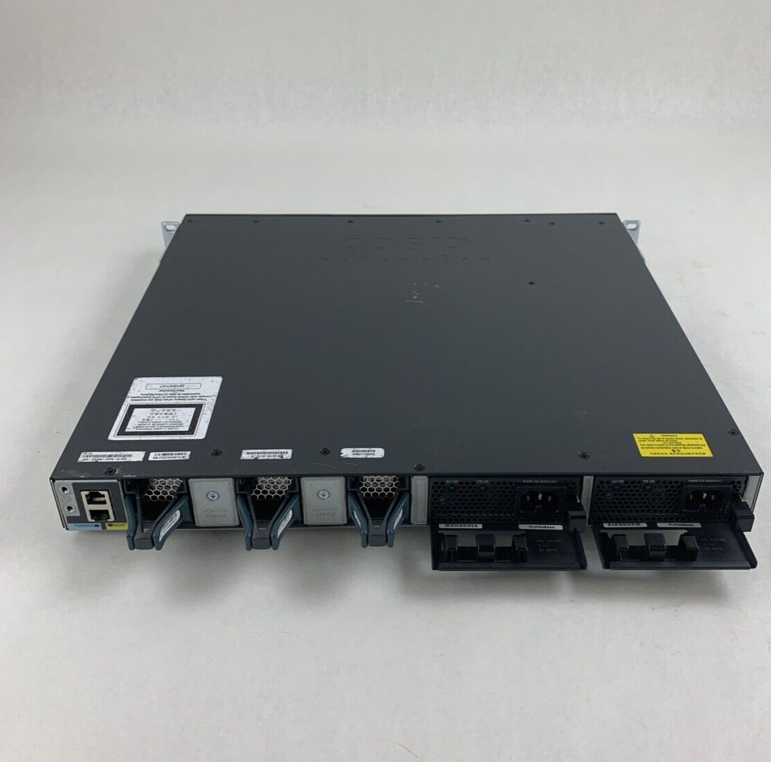 Cisco WS-C3650-24PS-S 24-Port Gigabit PoE Switch Managed Tested