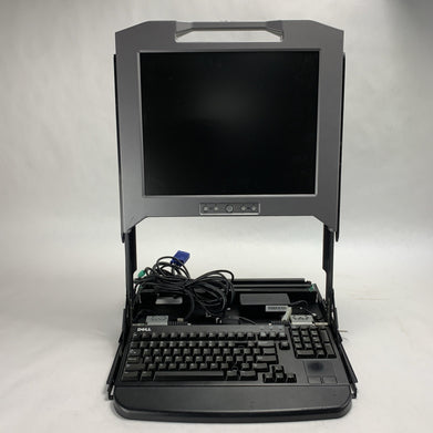 Dell 17FP PDJCN 17in 1U Rackmount KVM KMM Console 033M77 - Tested