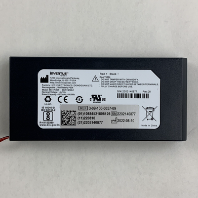 Inventus 56417-001 Rechargeable Li-ion Battery 3-09-100-0057-09 14.4 Vdc