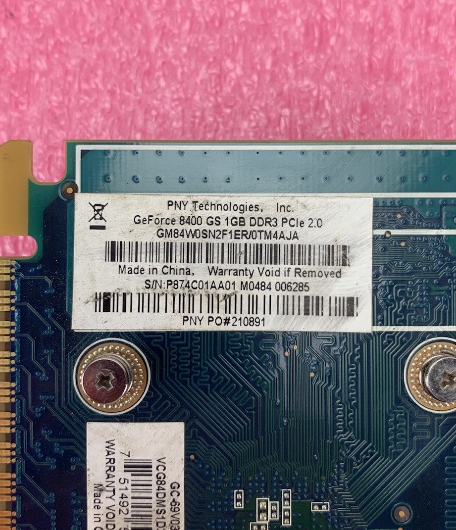 PNY GeForce 8400 GS 1GB DDR3 Video Graphics Card7