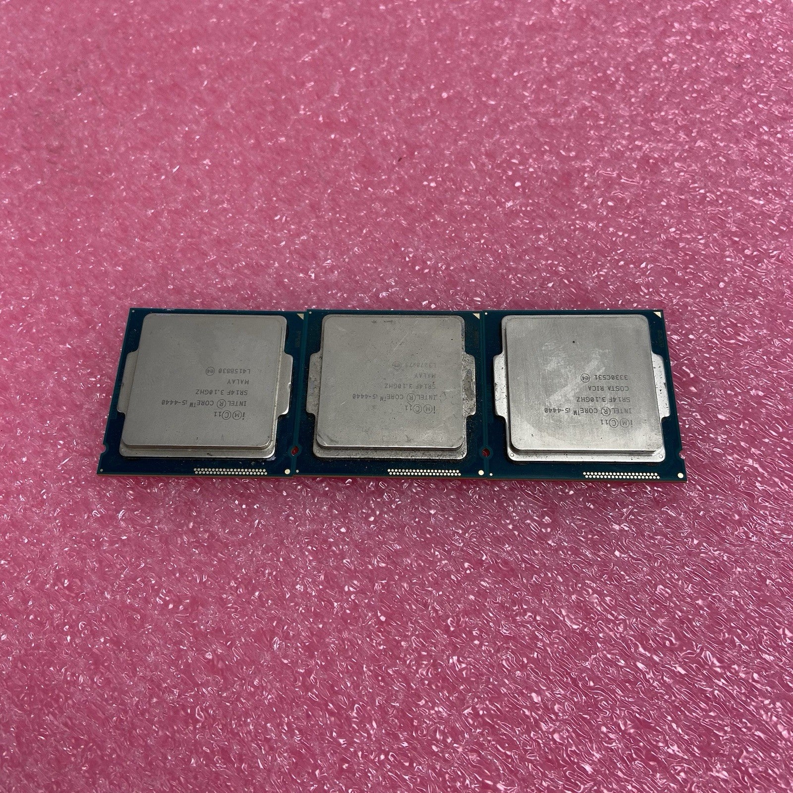 Lot of 3 Intel Core i5-4440 3.1GHz SR14F Desktop CPU3