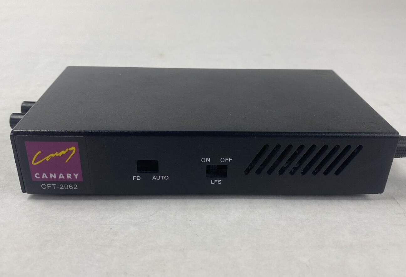 Canary CFT-2062 Media Converter 100Base-FX to 100Base-TX Tested