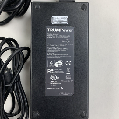 TRUMPower 3G-19-180-AP 19V DC Out 100-240V Input Power Supply AC Adapter
