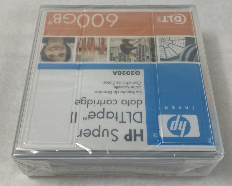HP Q2020A Super DLTtape II 600GB Data Cartridge Lot of 2