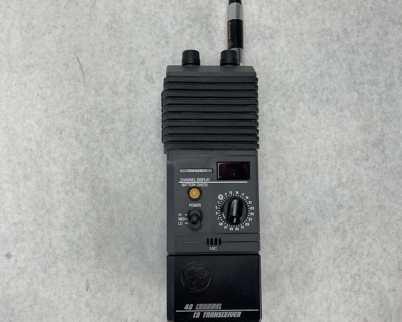 General Electric 3-5979 40-Channel Handheld CB Transceiver Untested