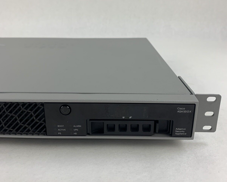 Cisco ASA 5512-X Adaptive Security Appliance Tested Reset No SSD/Compact Flash