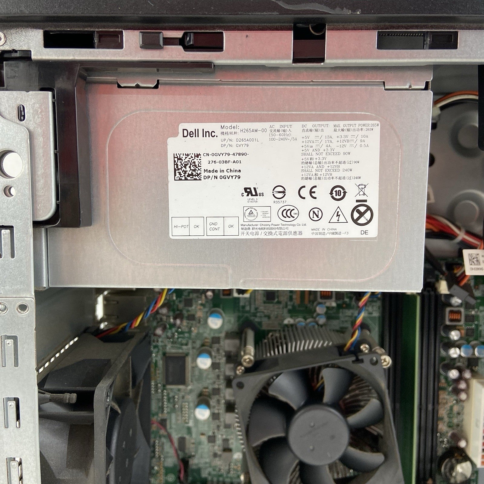 Dell Optiplex 790 MT Intel Core i5-2400 3.1GHz 4GB RAM No HDD No OS10