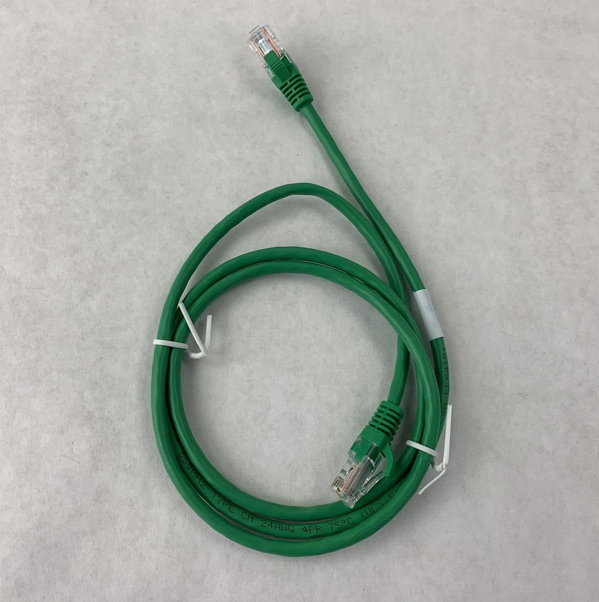 Lot( 5 ) 4ft Green Cat5e C2G 0041 Snagless Unshielded UTP Ethernet Patch Cable
