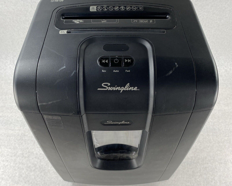 Swingline SX19-09 Super Cross-Cut Jam Free Shredder SWI1758493
