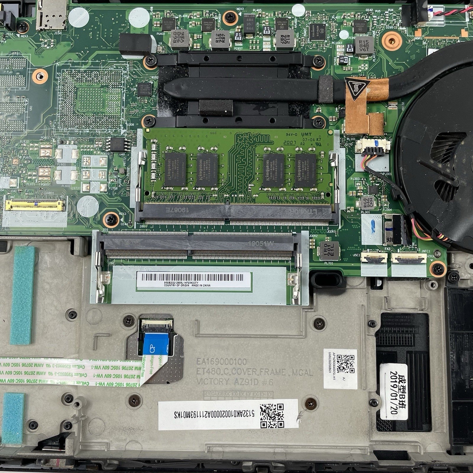 Lenovo ThinkPad T480 14" i5-8350U 1.70 GHz 8 GB RAM No SSD/AC/OS/Battery19