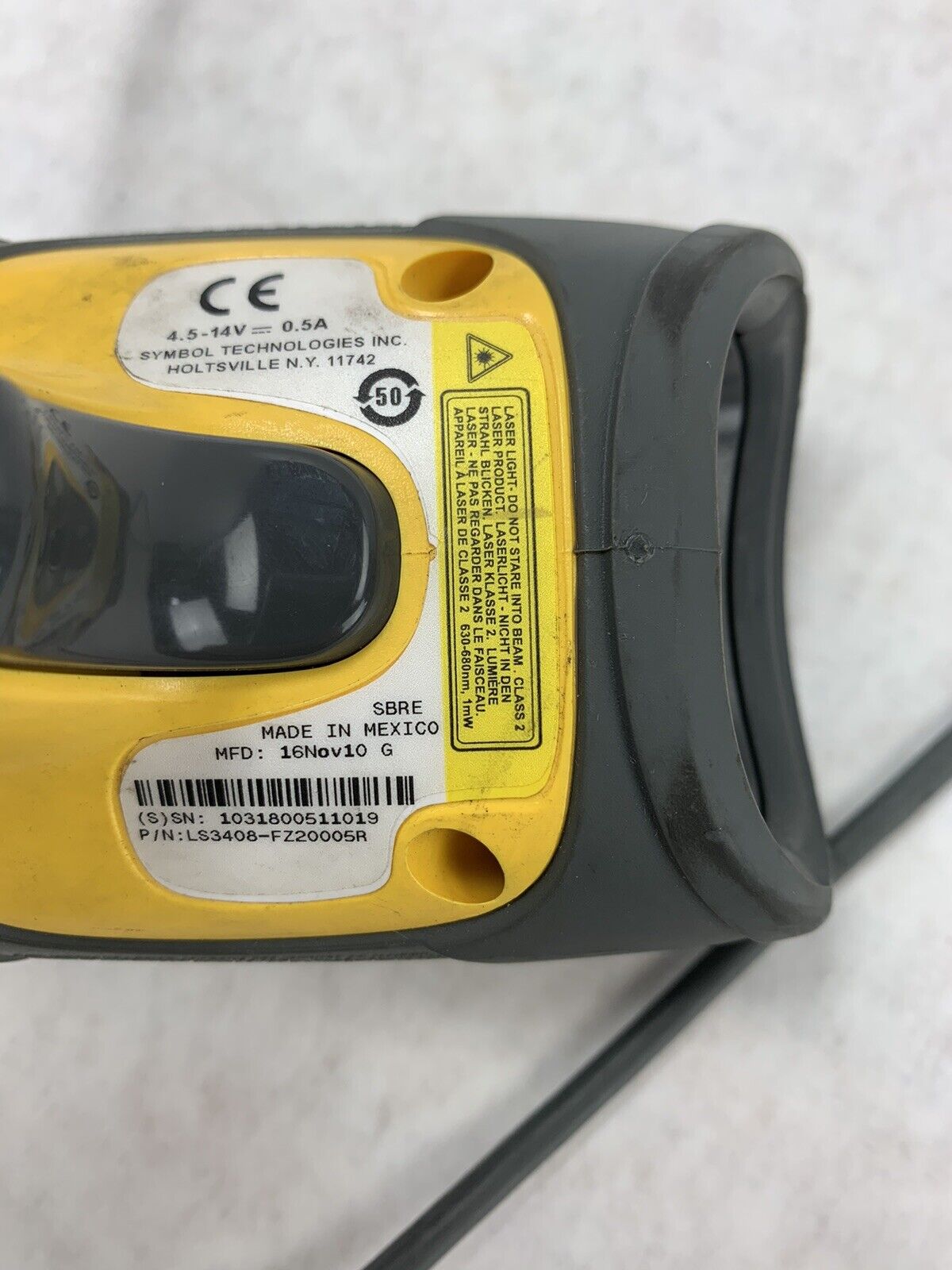 Symbol Barcode Scanner LS3408-FZ20005R Corded