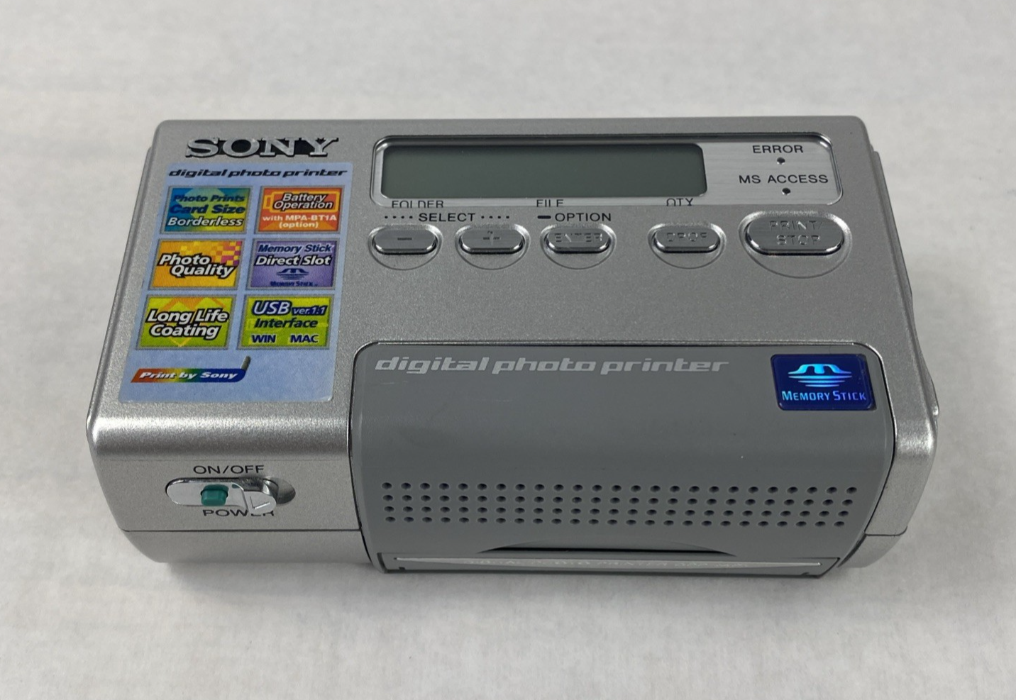 Sony DPP-MP1 Digital Photo Printer - Parts or Repair