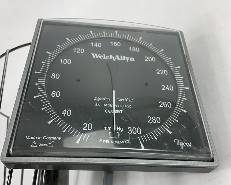 Welch Allyn CE0297 Sphygmomanometer Dark Grey With Basket and Pressure Regulator