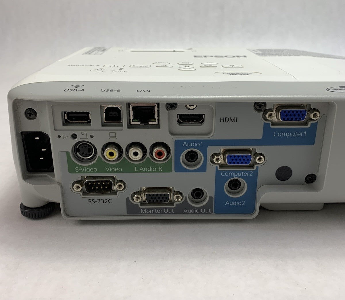 Epson PowerLite W29 H690A LCD Lamp Projector 3307 Lamp Hours - No Remote4