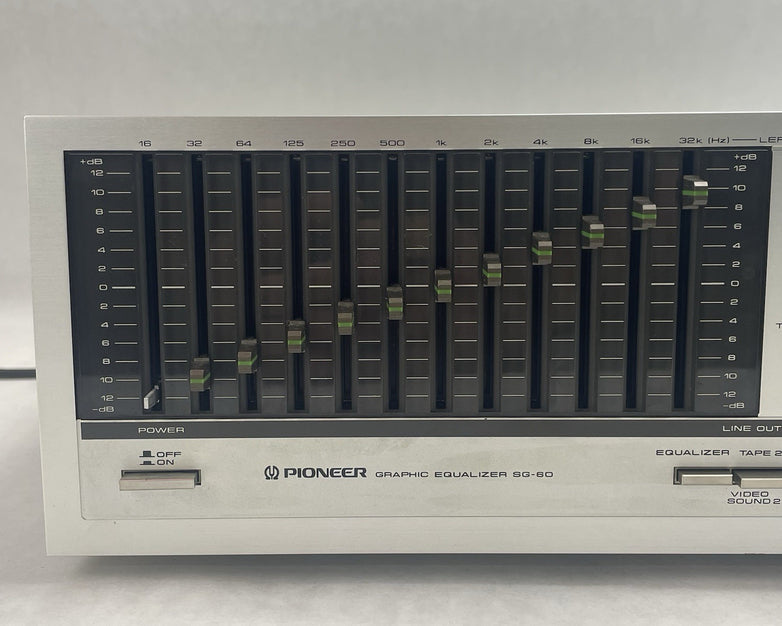 Pioneer Sg-60 Stereo Graphic Equalizer Tested