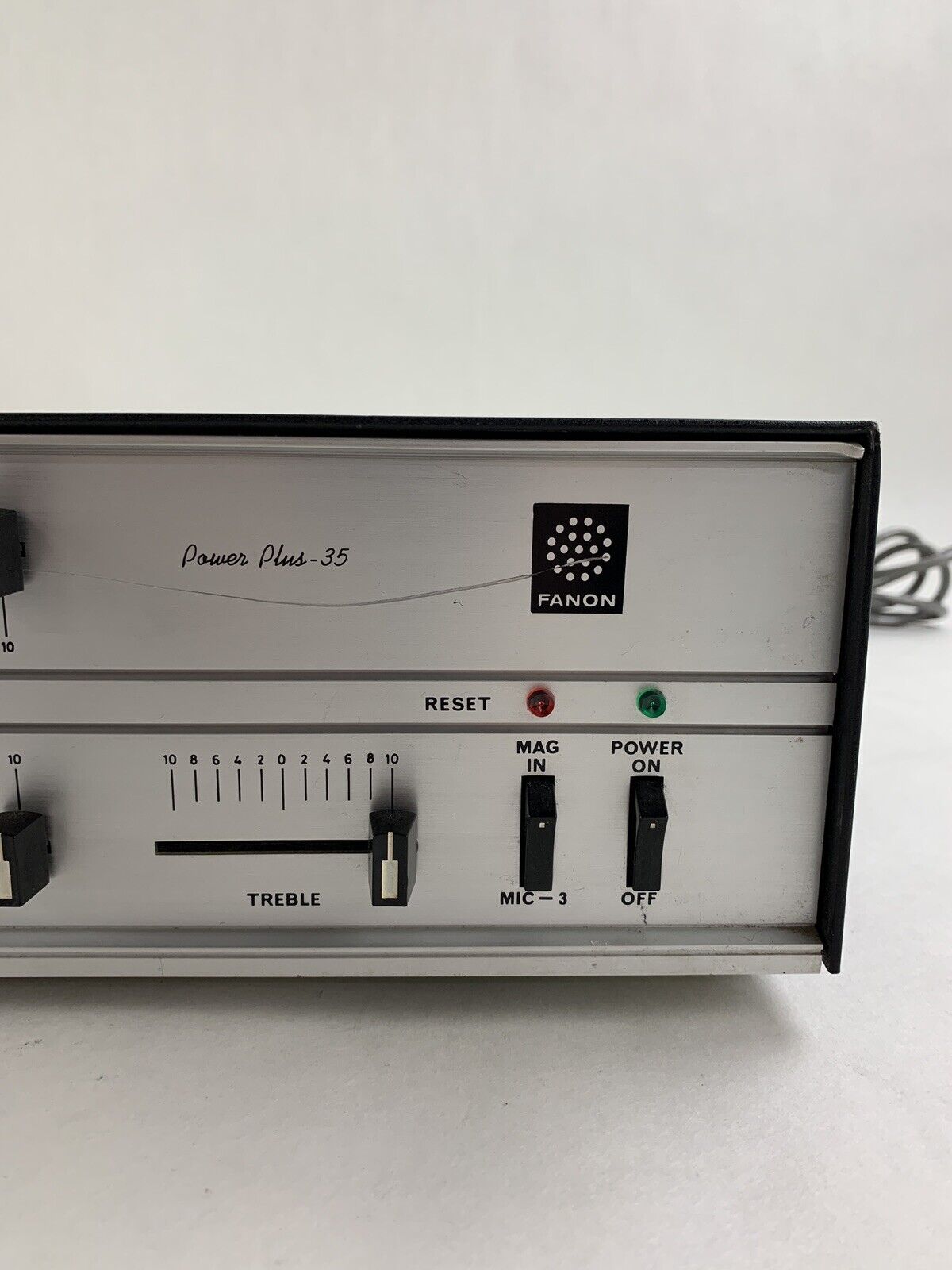 Fanon Power Plus 35 Solid State Amp Channel Mixer No Power For Parts and Repair