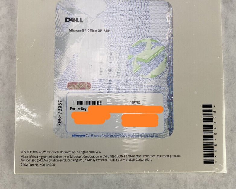 Microsoft Office XP Small Business Edition w/Dell Product Key Sealed (Lot of 3)