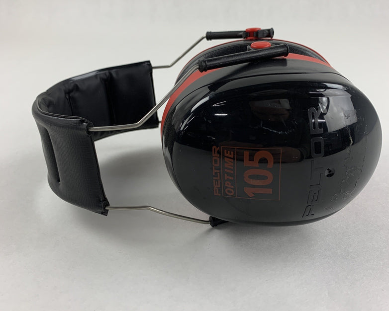 Peltor Optime 101 3M Ear Muffs Black/Red Hearing Conservation Lot of 4x