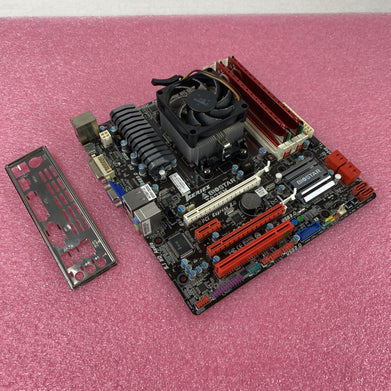 Biostat TA75M Motherboard AMD A8-3870 3.00 GHz 3GB RAM w/ Shield