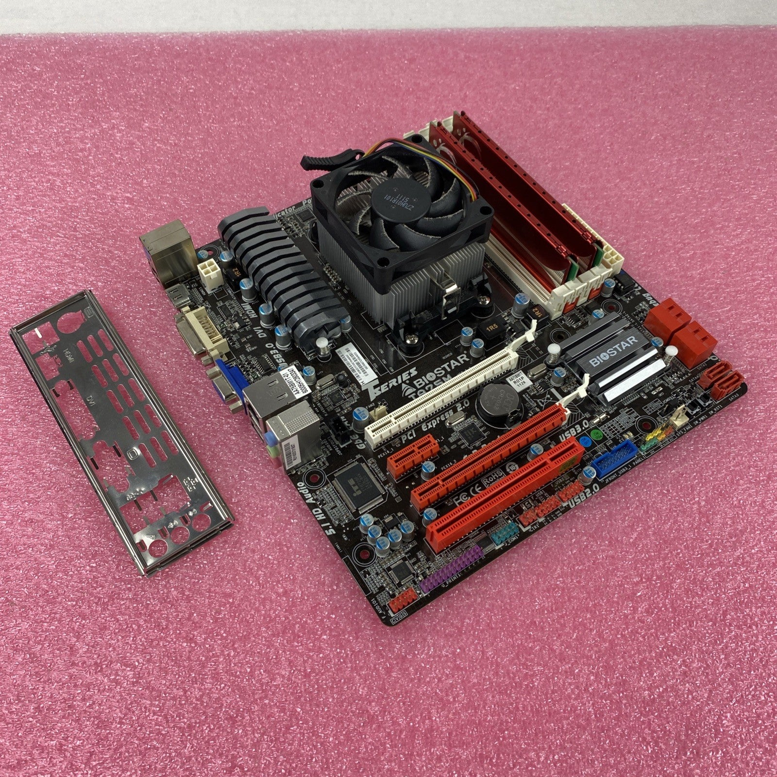 Biostat TA75M Motherboard AMD A8-3870 3.00 GHz 3GB RAM w/ Shield