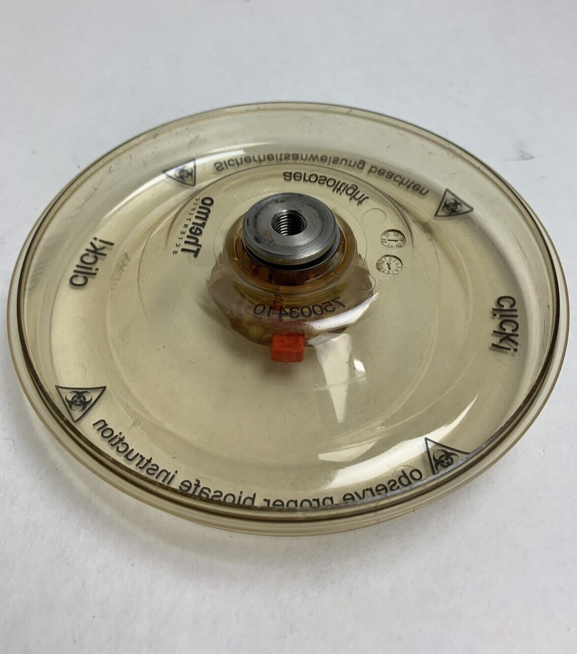 Thermo Sorvall Legend Micro 21R Refrigerated Centrifuge Rotor & Lid
