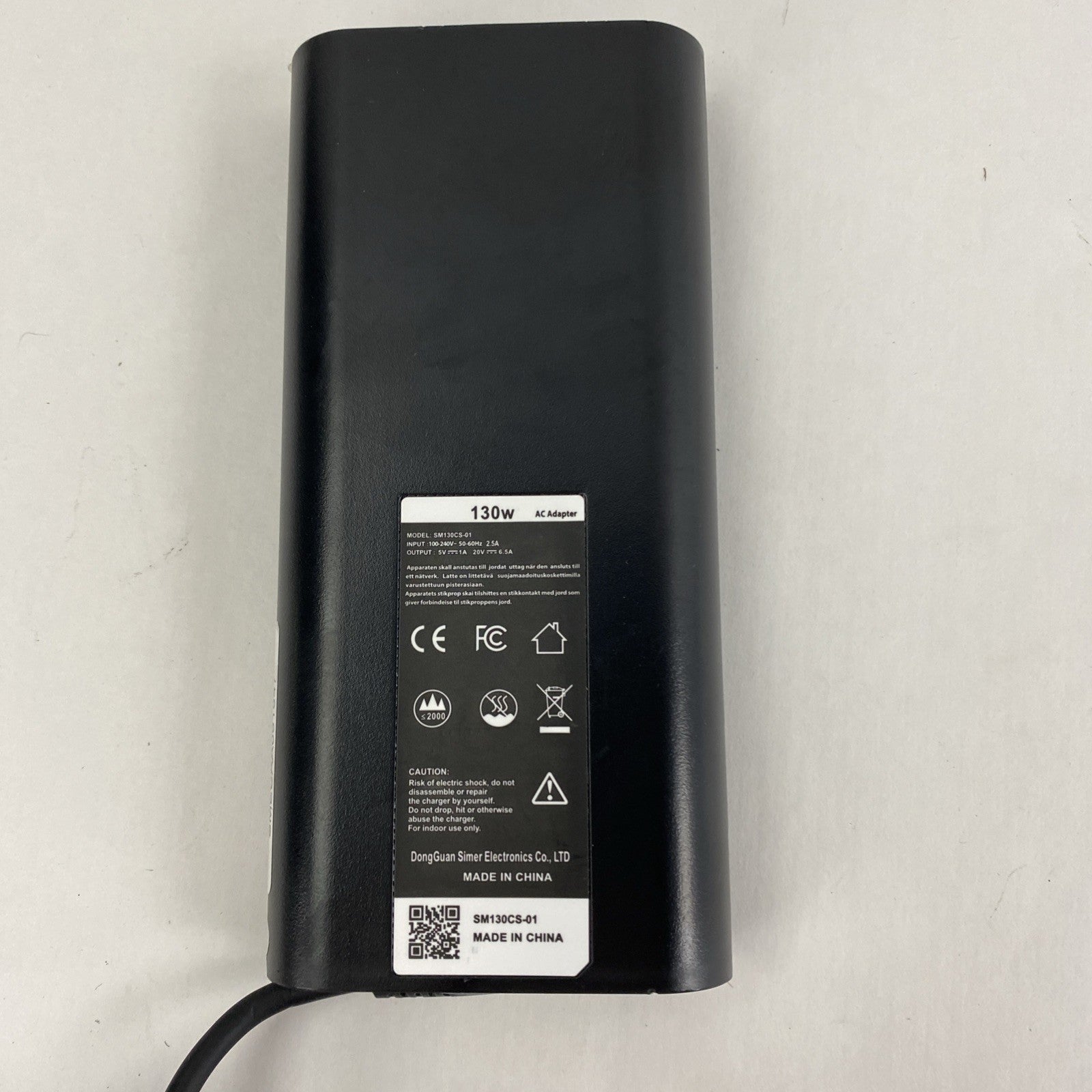 130W SM130CS-01 USB-C AC Adapter Mix Lot w/ MDD130 Lot of 2 No Power Cords3