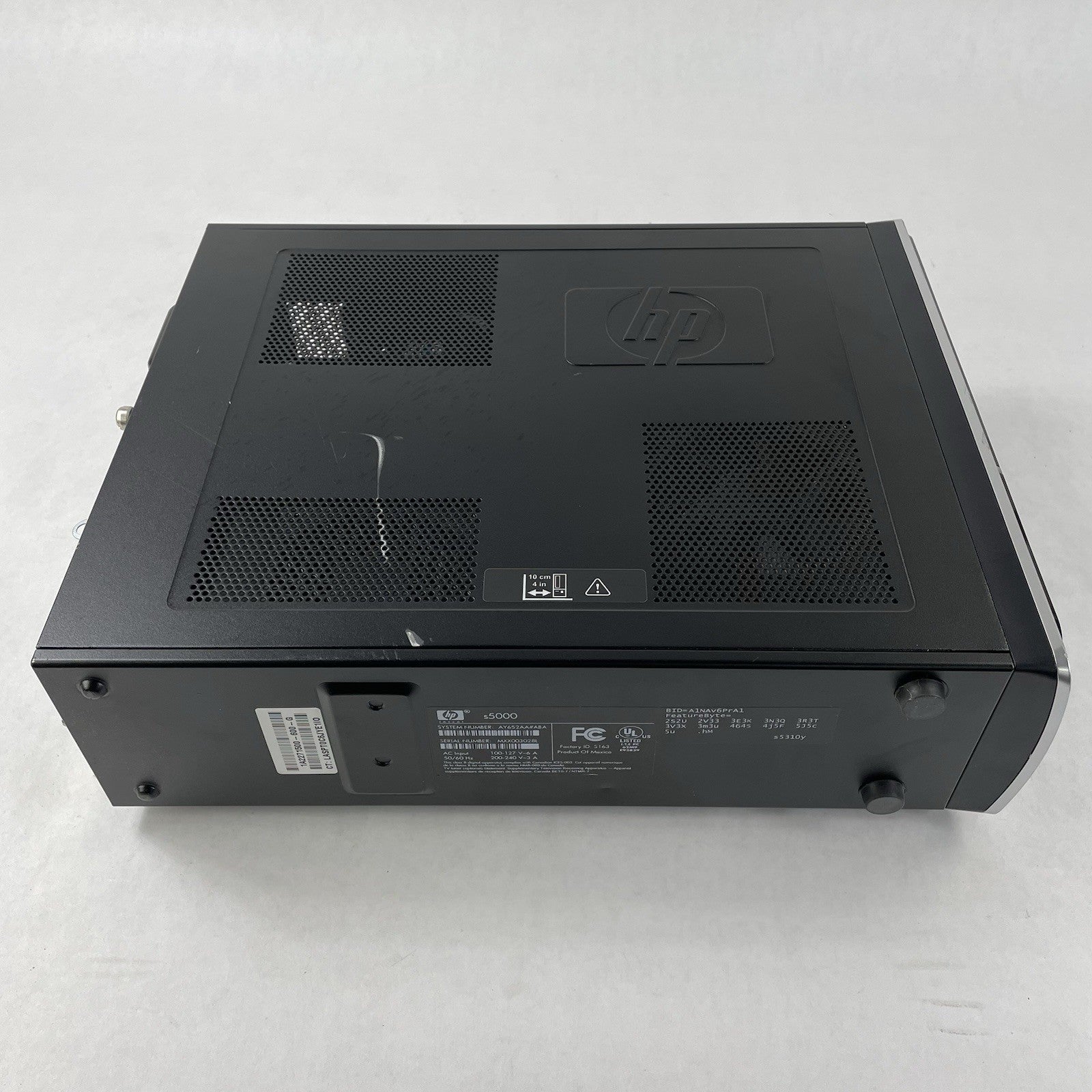 HP Pavillion Slimeline S5310Y SFF AMD Athlon 2 X2 250 3.0 GHz 4 GB RAM No HDD/OS8