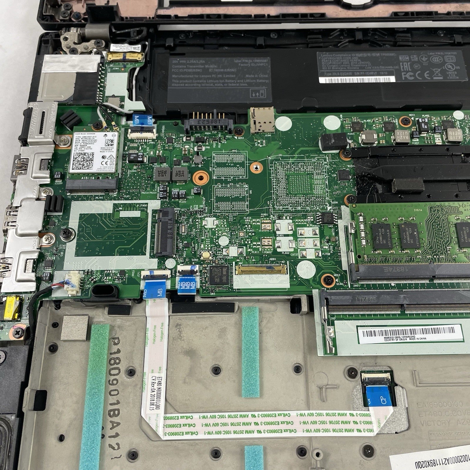 Lenovo ThinkPad T480 14" i5-8350U 1.70 GHz 8 GB RAM No SSD/OS/AC/Battery17