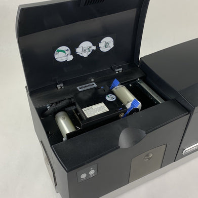 Fargo DTC550 ID Badge Card Printer - Partially Tested